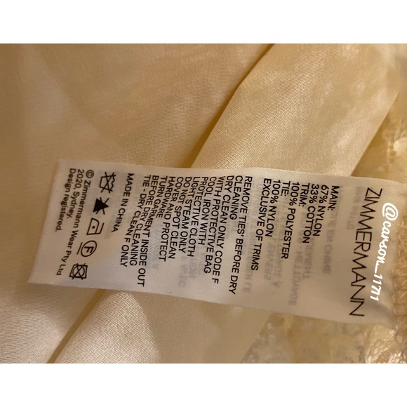 🦄NWT Zimmermann Lucky Hankerchief Blouse AU0 US4 - Picture 9 of 16